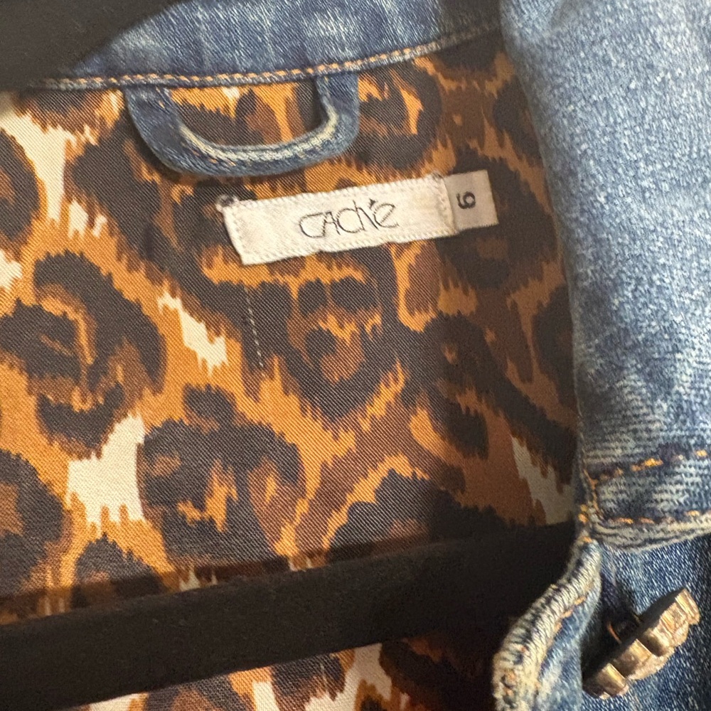 Cache Blue Denim Jacket with Jewels 6‎ - Picture 3 of 12